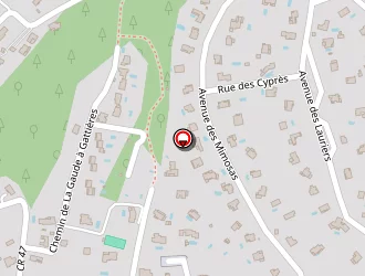 Carte de Aux Caprices De Caroline à Gaude (la)