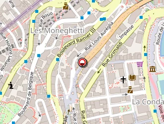 Carte de Mc Stores à Monaco (principauté de)