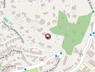 Carte de Le Castel De Saint Paul à Nice