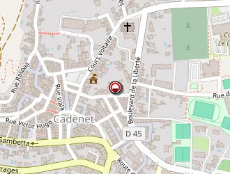 Carte de Sous Les Platanes à Cadenet