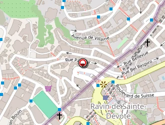 Carte de Cuadra Marilyn à Beausoleil