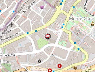 Carte de Hôtel Hermitage à Monaco (principauté de)