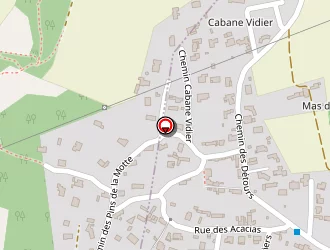 Carte de Saint Pierre Patrick à Aubais