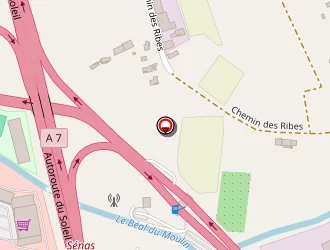 Carte de Mc Donald's à Sénas