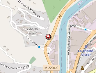 Carte de Benchadi Adelmalik à Nice