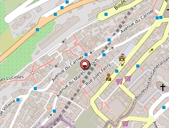 Carte de Hotel Azur à Beausoleil