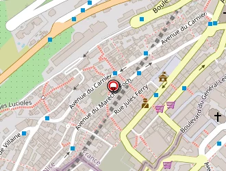 Carte de Centre Communal D'action Sociale (ccas) à Beausoleil