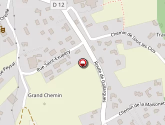 Carte de Charles Julien à Aubais