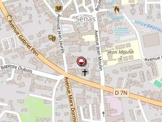 Carte de Bertout Bruno à Sénas