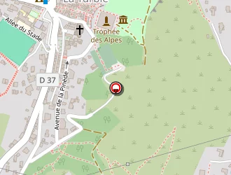 Carte de A-s Monaco à Turbie (la)