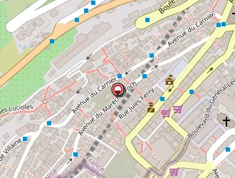 Carte de Fontaines De Bacchus à Beausoleil