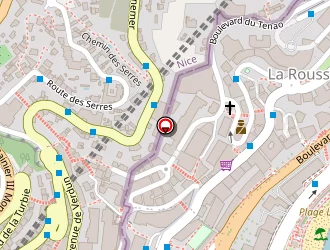 Carte de Hôtel Boéri à Beausoleil