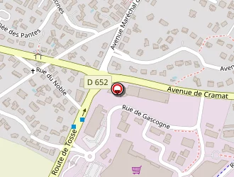 Carte de Dekra à Soustons