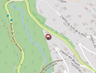 Carte de A . Cours . D' Eau à Saint-jeannet