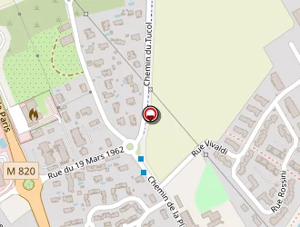 Carte de Argentin Marie à Saint-jory