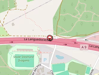 Carte de Stade Perrier à Vergèze