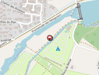 Carte de Camping La Pinède à Gréoux-les-bains