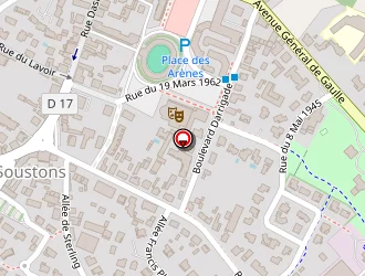 Carte de Desnavailles (ets) à Soustons