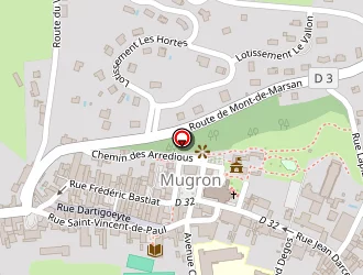 Carte de Pharmacie Laparade à Mugron