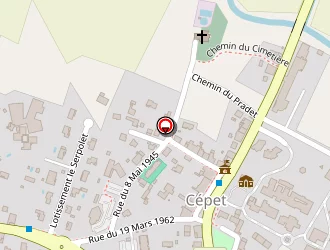 Carte de Boulangerie L'hers à Cépet