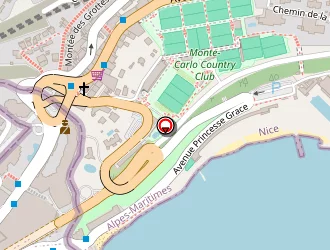 Carte de Monte-carlo Beach à Roquebrune-cap-martin