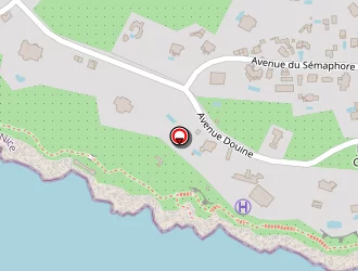 Carte de Villa Cap Rochers à Roquebrune-cap-martin