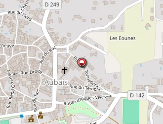 Carte de Martin Jacques à Aubais