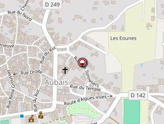 Carte de Jean Véronique à Aubais