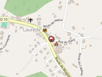 Carte de Mairie à Laurède