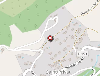 Carte de Saint Privat D'oc à Saint-privat