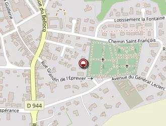 Carte de Boulangerie Gomez à Saint-sever