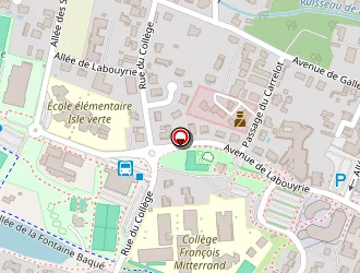 Carte de Groupe Scolaire De L'isle Verte à Soustons