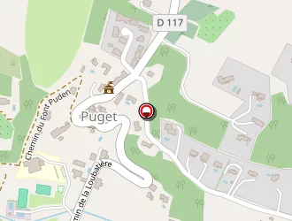 Carte de Tennis à Puget