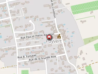 Carte de Mistre Thierry à Puyvert