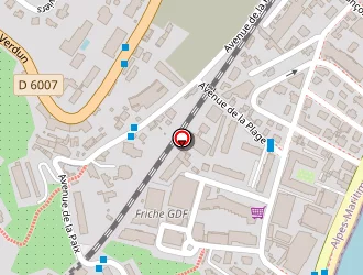 Carte de Promoger à Roquebrune-cap-martin