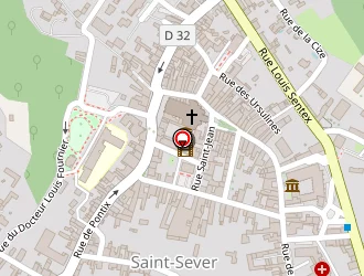 Carte de Petit Casino à Saint-sever