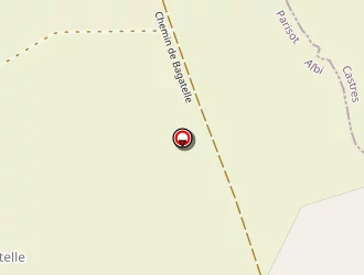 Carte de Prevel à Saint-gauzens