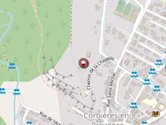 Carte de La Poste à Corbières