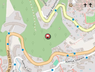 Carte de Residence Golfe Bleu à Roquebrune-cap-martin