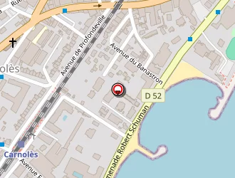 Carte de Centre De Voile Rcm à Roquebrune-cap-martin