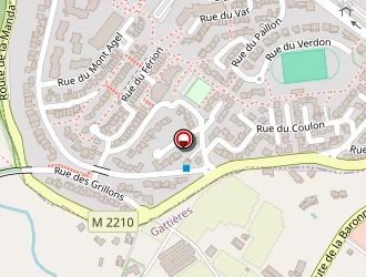 Carte de Auda Marius à Gattières