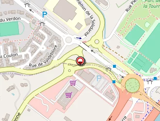 Carte de Intermarché Super à Gattières