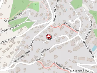 Carte de Site Decazes à Roquebrune-cap-martin