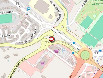 Carte de Intermarché à Gattières