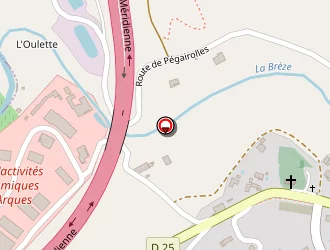 Carte de Soubes Auto à Soubès