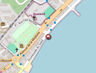 Carte de Cardona à Menton