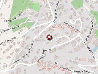 Carte de Cap Verre à Roquebrune-cap-martin