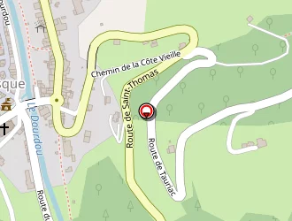 Carte de Camping Du Dourdou à Brusque