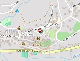 Carte de La Poste à Soubès