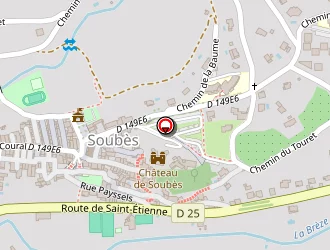 Carte de La Poste à Soubès